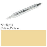 This COPIC CIAO MARKER in YR 23 (Yellow Ochre) is perfect for blending, layering, and shading. Its alcohol-based ink allows for smooth, consistent coverage without streaks. Designed with a brush tip on one end and a chisel tip on the other, this versatile marker offers precise control and precise lines.